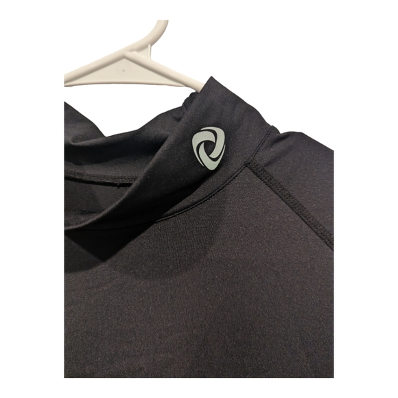 Tesla black long sleeve lightweight base layer. Men's size 2XL. - Picture 3 of 5